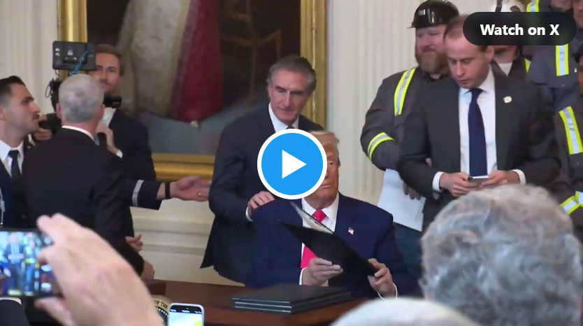 President Trump signs executive orders to unleash American energy dominance.