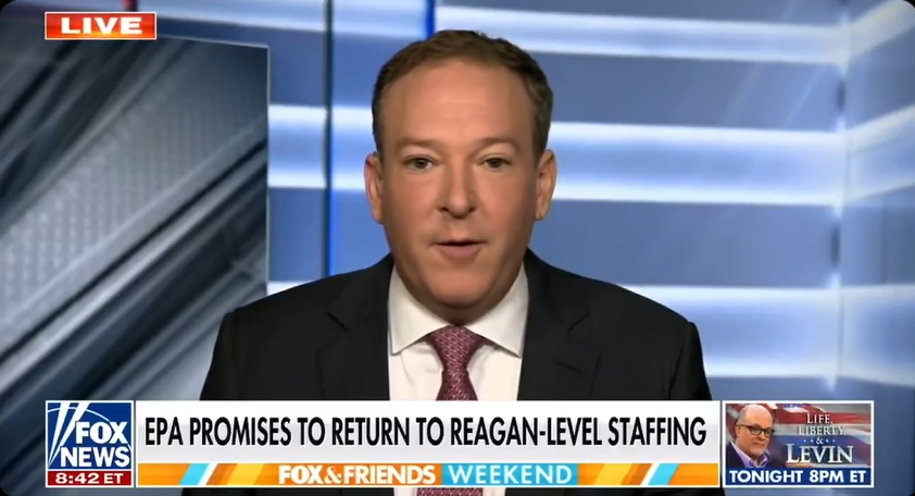 Administrator Zeldin announces EPA reorganization.