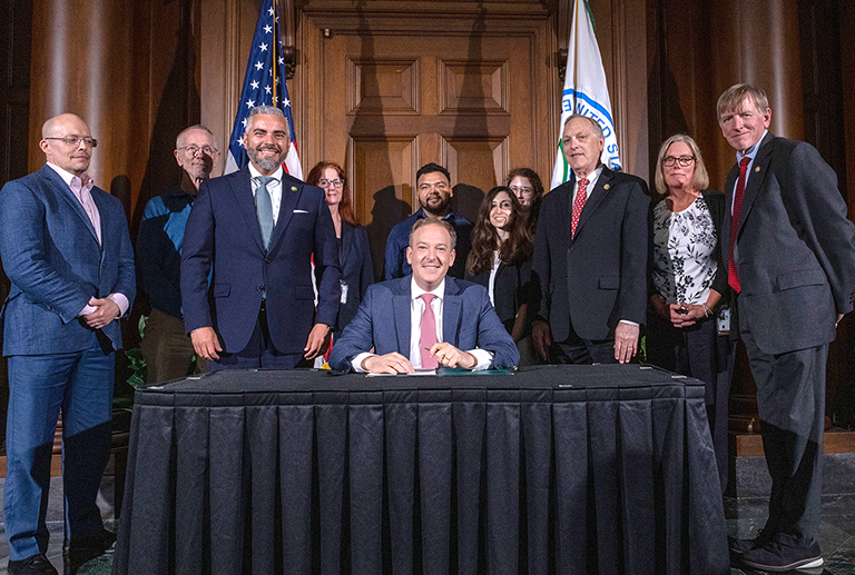 Administrator Zeldin with Arizona Reps. Andy Biggs, Paul Gosar, and Juan Ciscomani.