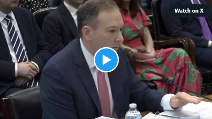 Administrator Zeldin testifies before Senate. 