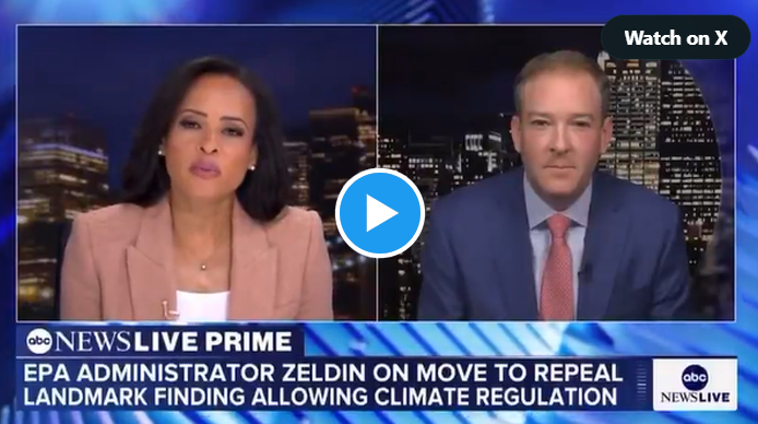 Administrator Zeldin on ABC News.
