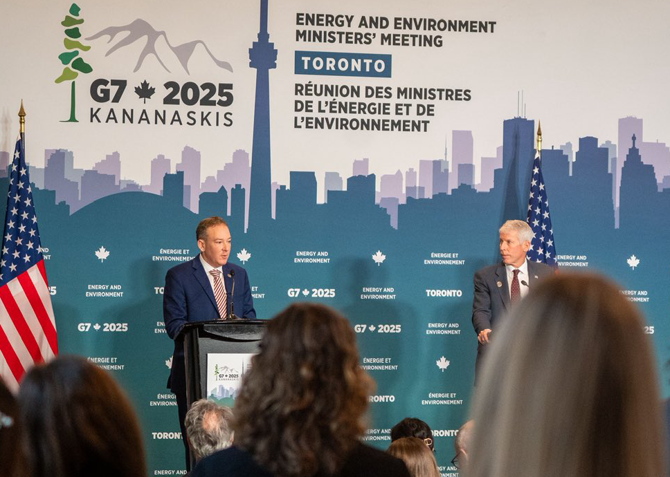Administrator Lee Zeldin attends G7 in Canada.