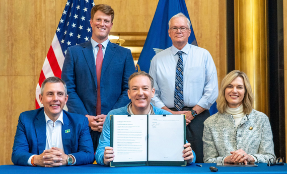 Administrator Lee Zeldin approves Coal Combustion Residuals program permit alongside Governor Kelly Armstrong.