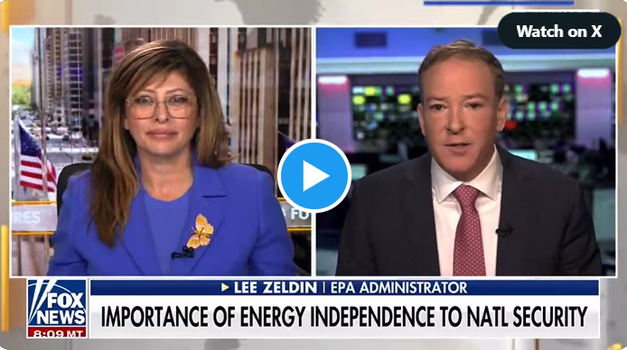 Administrator Zeldin interview on Fox News.