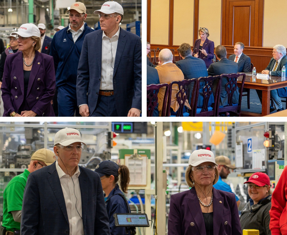 Administrator Zeldin tours Buffalo, West Virginia, Toyota plant with Senate EPW Chairwoman Shelley Moore Capito.