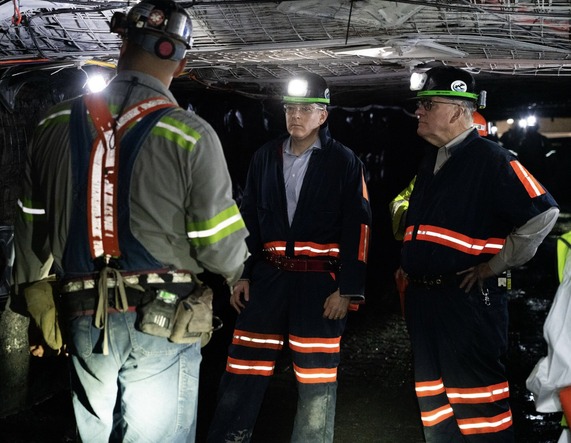 Administrator Zeldin visits the Henderson County Mine in Kentucky.