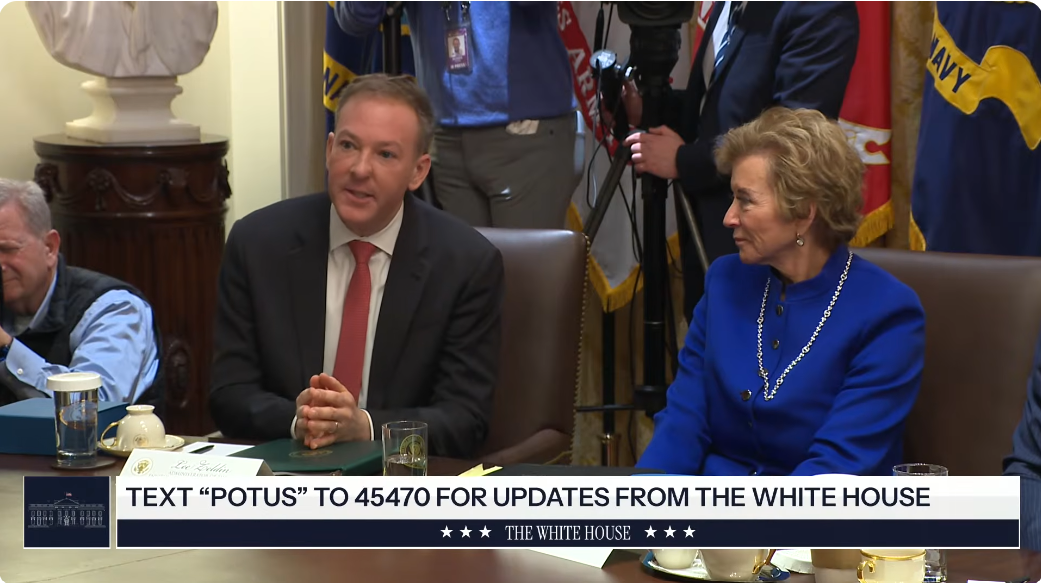 Administrator Zeldin Attends Cabinet Meeting