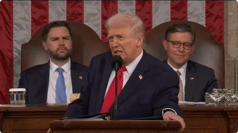 President Donald Trump delivers State of the Union Address.