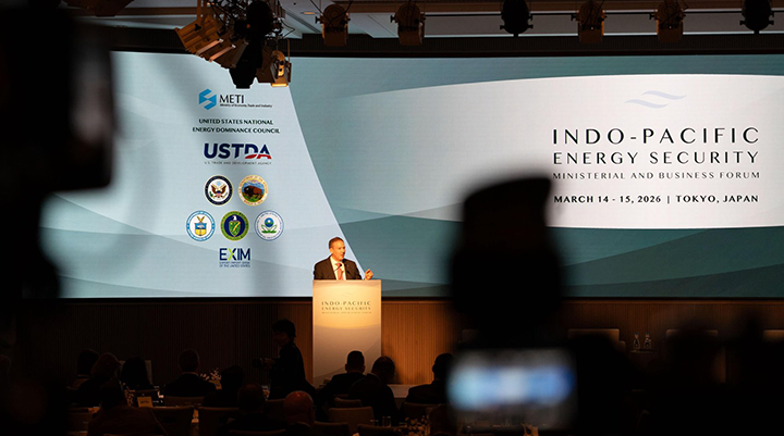 Administrator Lee Zeldin speaks at Tokyo event.