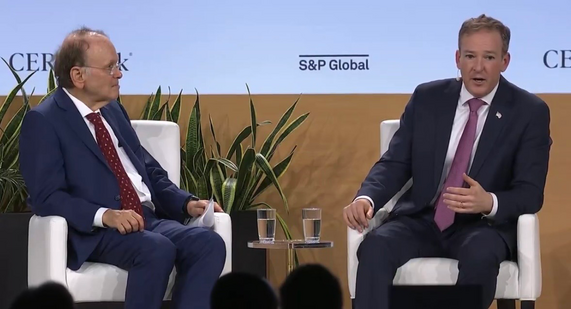 Zeldin speaks at CERAWeek event.