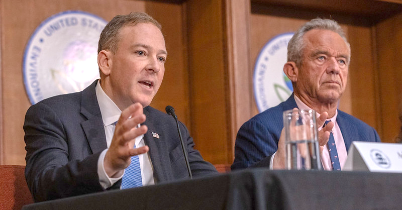 Administrator Zeldin announces with Secretary Robert Kennedy Jr. that EPA is including microplastics and pharmaceuticals as priority contaminants.