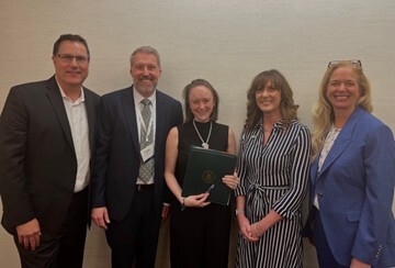 Jess Kramer at a roundtable with water sector leaders