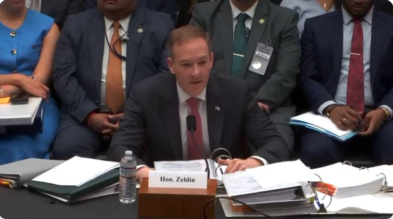 Administrator Zeldin Talks Consumer Choice at Budget Hearing