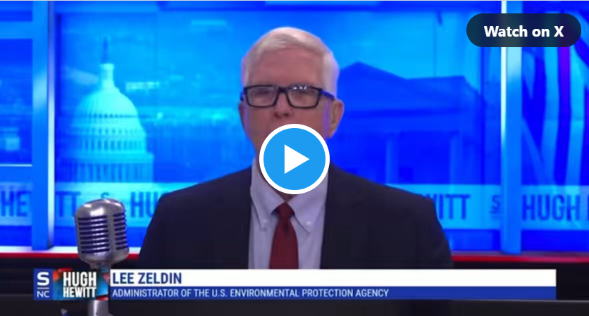 Administrator Zeldin on Hugh Hewitt.