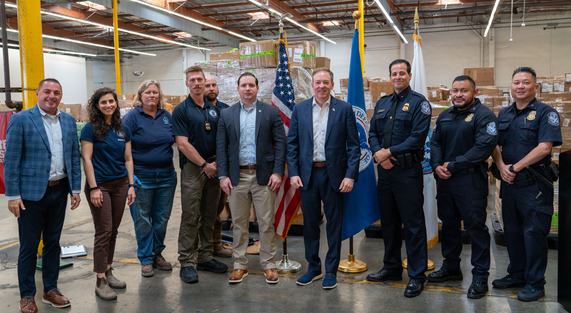 Zeldin visits Customs and Border Protection.