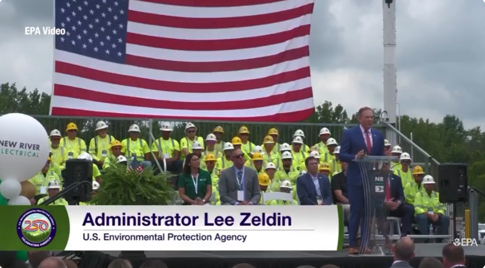 Administrator Zeldin visits New River Electrical in Granville, Ohio.