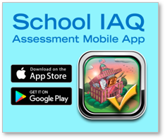 Schools IAQ Assessment Mobile App available through the Apple Store and Google Play 
