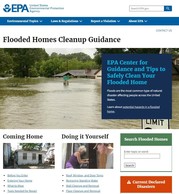 Flooded homes website