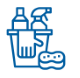 Cleaning supplies icon