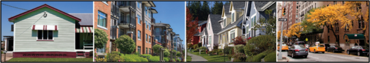 Images of different types of homes