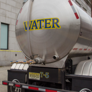 drinking water truck