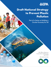 Cover page of the Draft National Strategy to Prevent Plastic Pollution