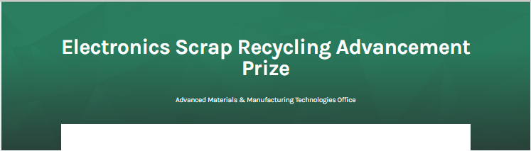 DOE Announces Electronics Scrap Recycling Advancement Prize