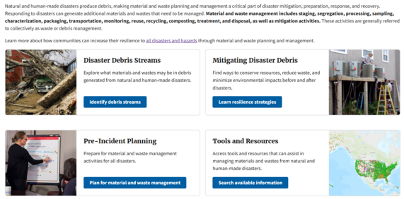 disaster debris homepage