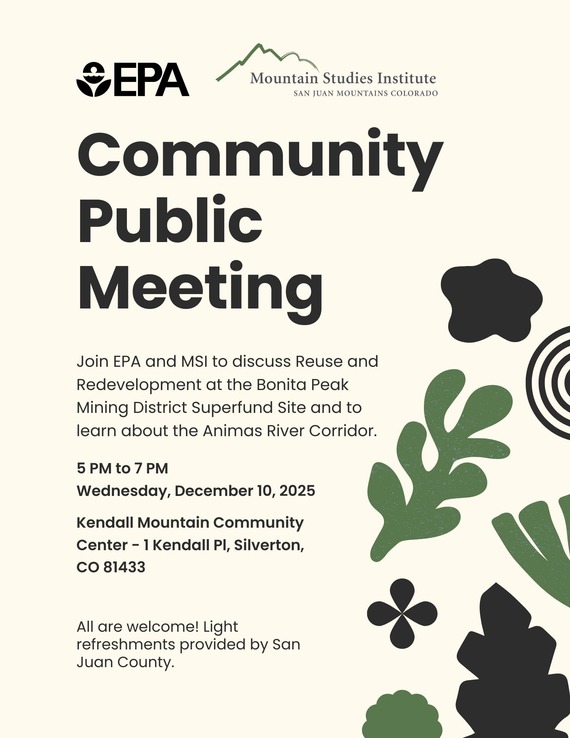 Upcoming Public Meeting December 10