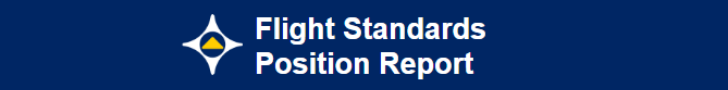 Flight Standards Position Report