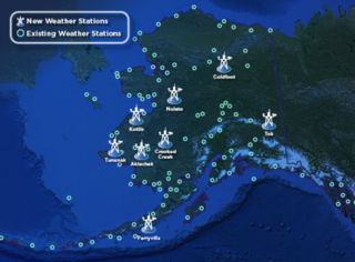 Alaska AWOS Map