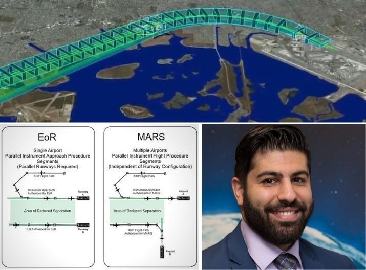 diagram of the EoR and MARS models and a photo of Vartan Tenkerian