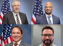 Four FAA professionals are pictured.