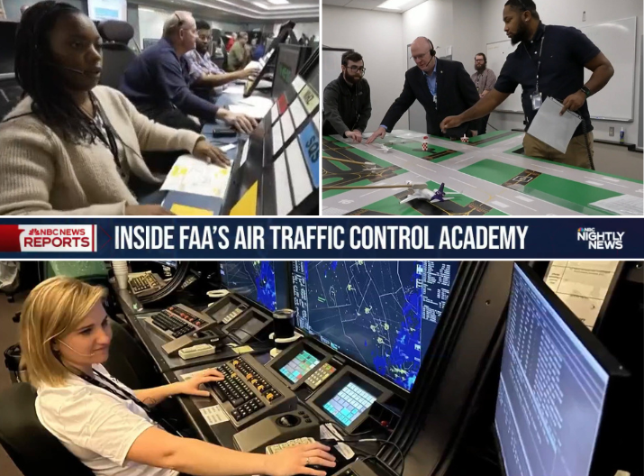 Inside the FAA Academy on NBC Nightly News