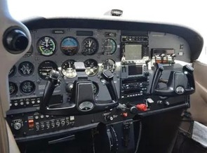 Inside look at a cockpit