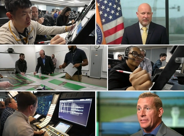 Students training at the FAA Academy