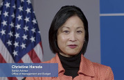 Photo of Christine Harada, Senior Advisor, OMB, from the BCI video