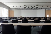 lecture hall with all empty seats