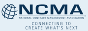 NCMA logo with globe icon and text “National Contract Management Association” and tagline “Connecting to create what’s next.”