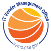 IT Vendor Management Office logo with orange globe design and circular text “IT Vendor Management Office” and “itvmo.gsa.gov.”