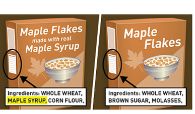 Maple Flakes boxes