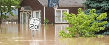 Flooding of house