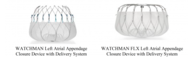 WATCHMAN Left Atrial Appendage Closure Device with Delivery System and WATCHMAN FLX Left Atrial Appendage Closure Device with Delivery System