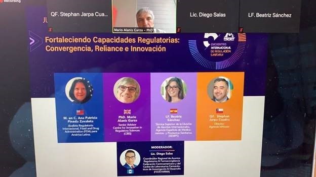 image of zoom meeting featuring Patty Pineada