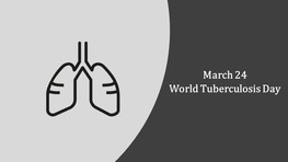 image of lungs with embedded text "World Tuberculosis Day"