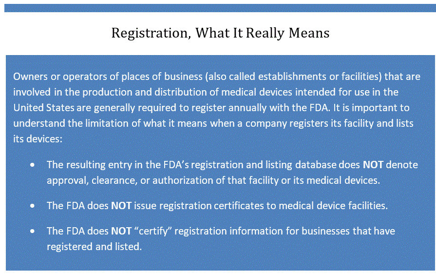 Registration, What It Really Means