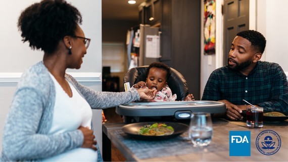 picture of black family in the kitchen