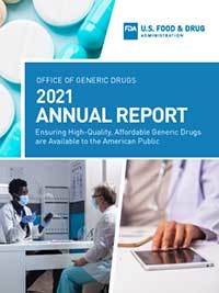 Office of Generic Drugs 2021 Annual Report cover 200px