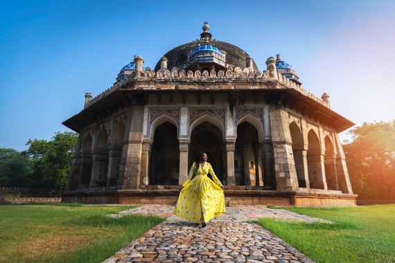 Rita at Lodi Garden in New Delhi 