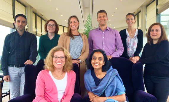 Europe Office team with Sandy Kweder